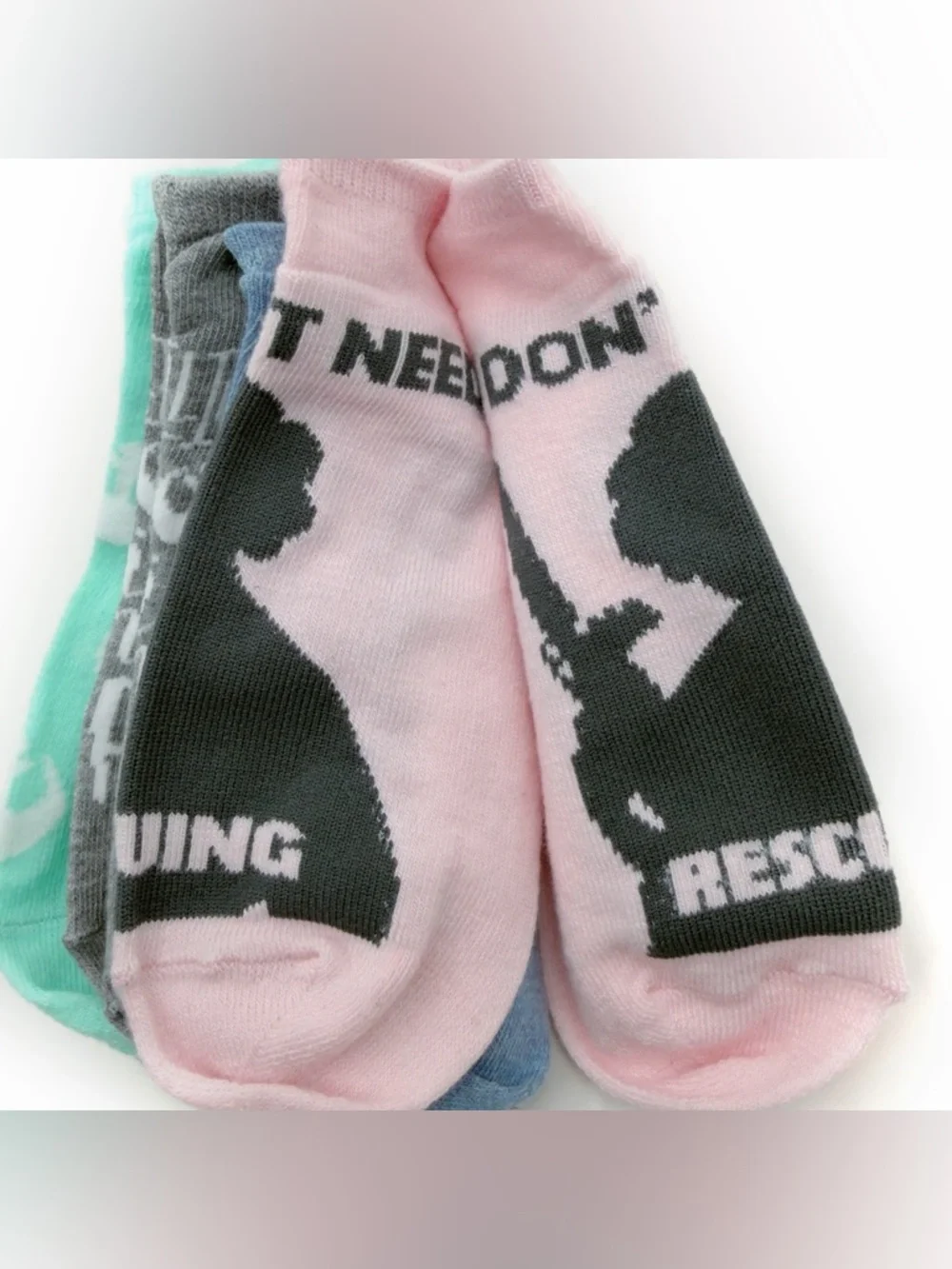 Star Wars Princess Leia Women’s No Show Socks Rebels Girl Power Feminism Gift